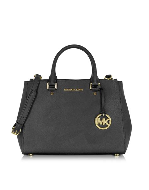 michael kors medium saffiano leather satchel|michael kors leather satchel large.